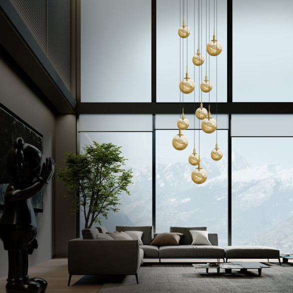 12LT GOGNAC CLUSTER PENDANT