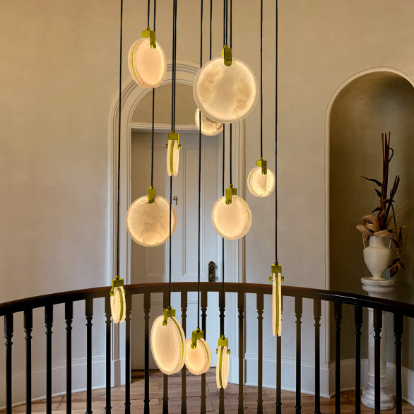 PANISH 12LT MARBLE PENDANT BLACK