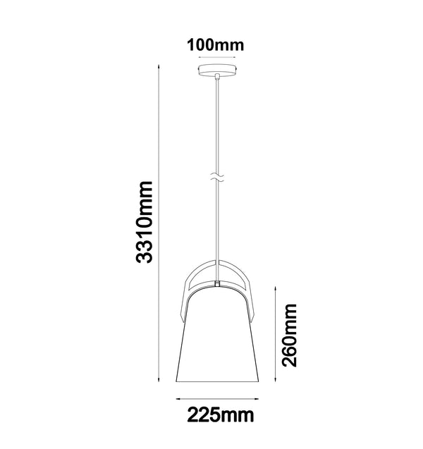 LEGNA: Retro Replica Wood Ellipse Shape Pendant Lights