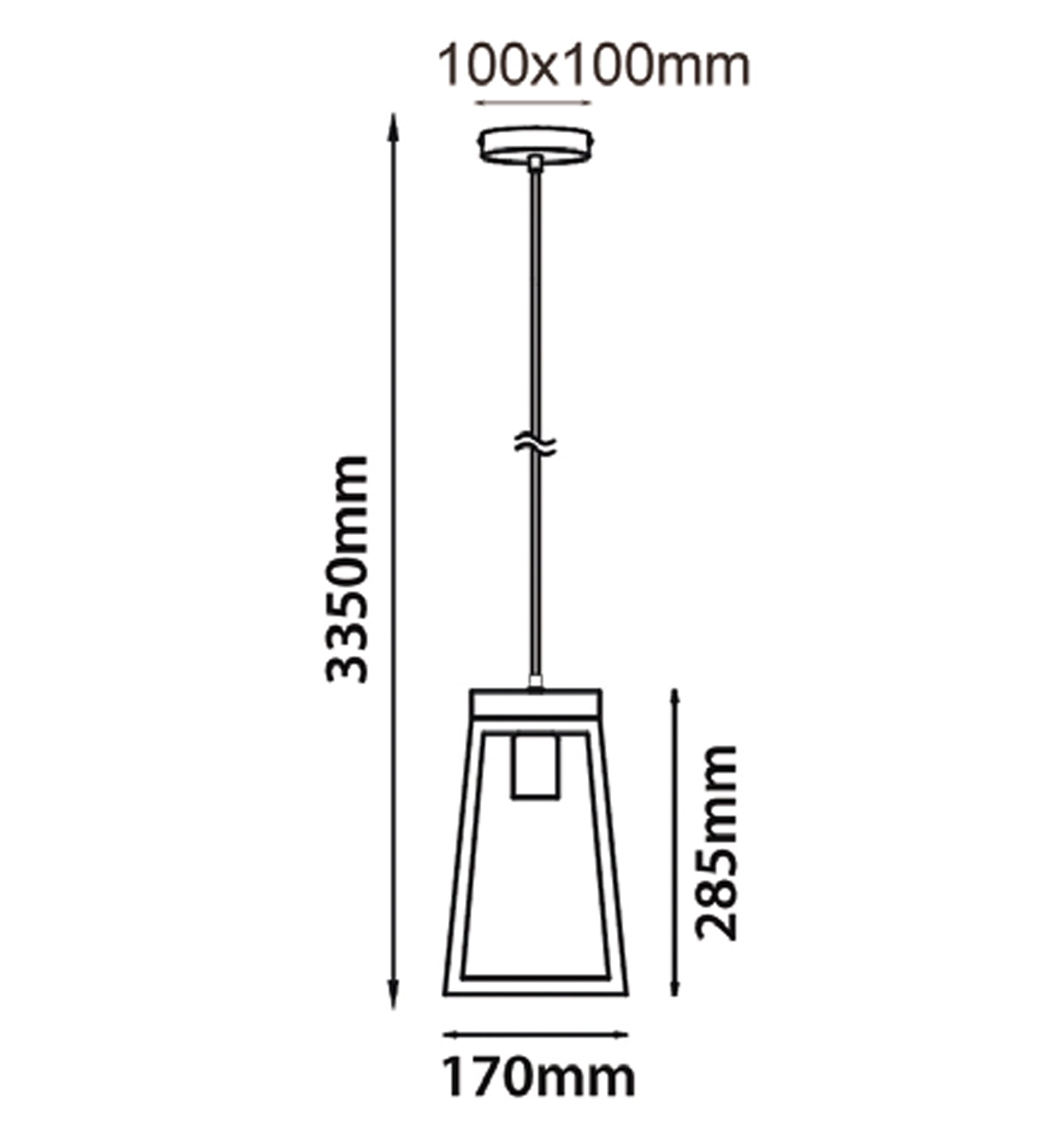 LANTERNA Interior single pendant light