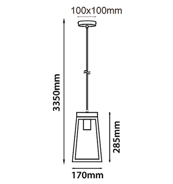 LANTERNA Interior single pendant light