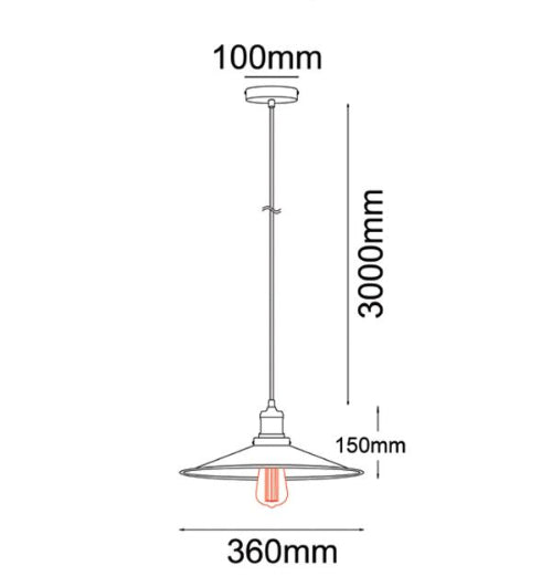 PIATTO Interior Single Pendant Light