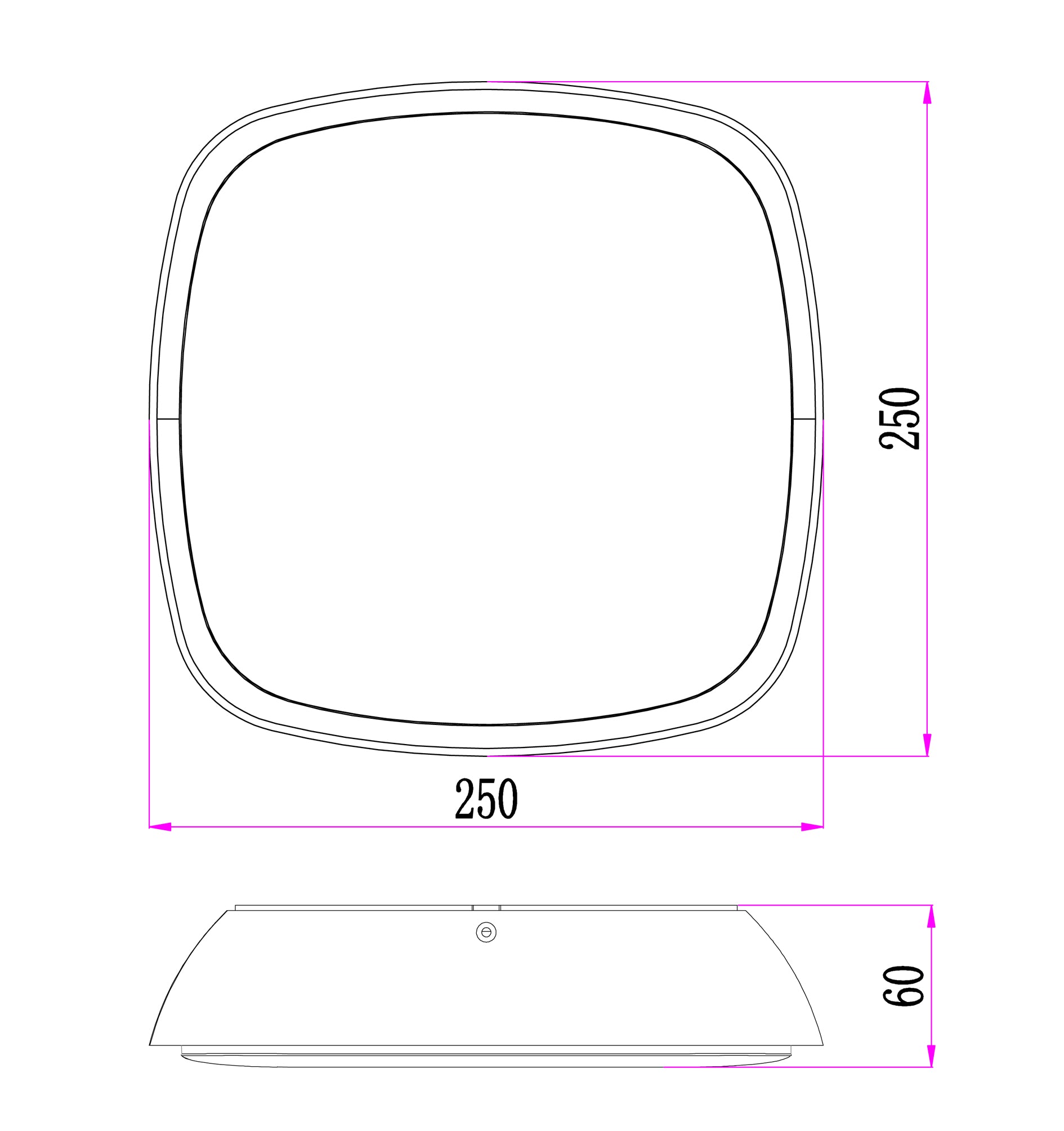 DOCCIA Exterior LED Wall/Ceiling Lights