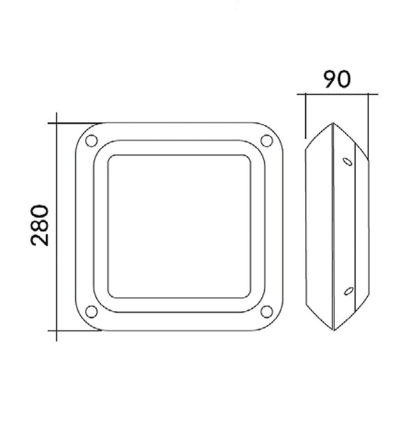 BULK5 Exterior Bulkhead LED Lights