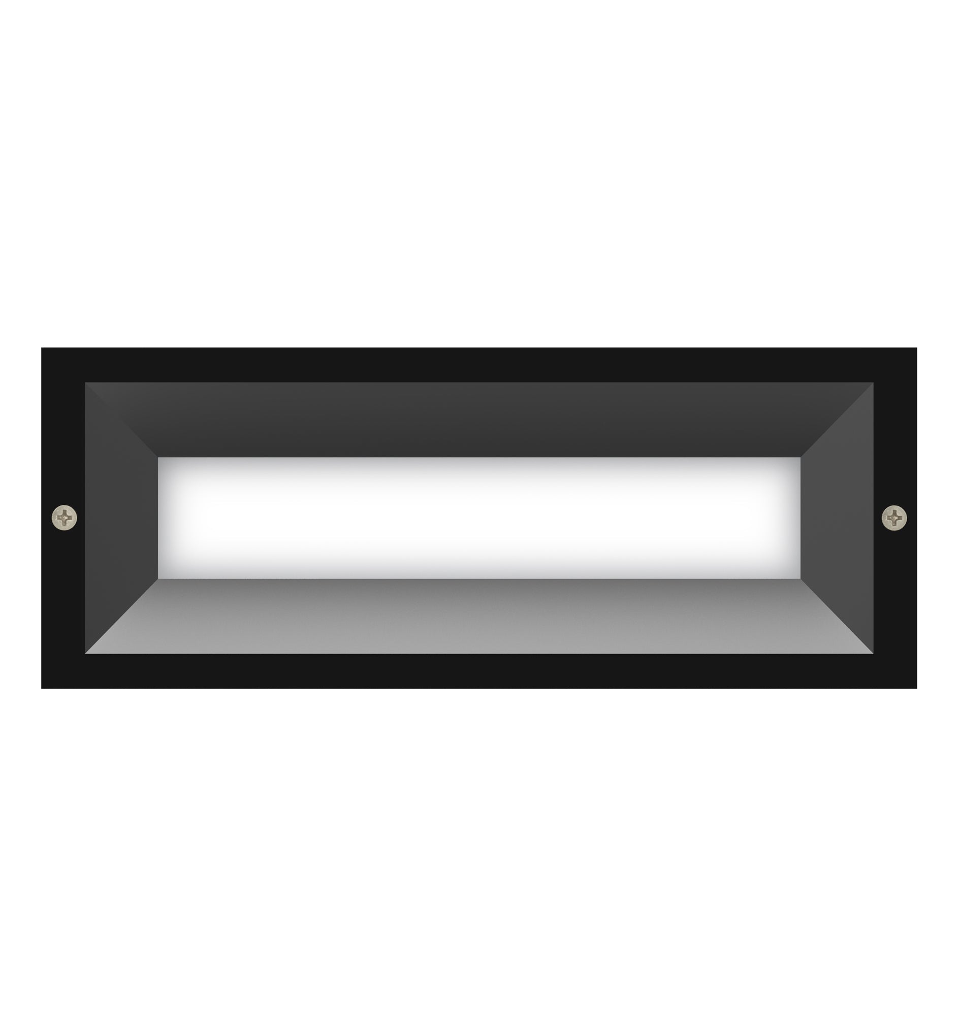 BRICKTRI : Exterior LED Tri-CCT Recessed Rectangular Wall Lights