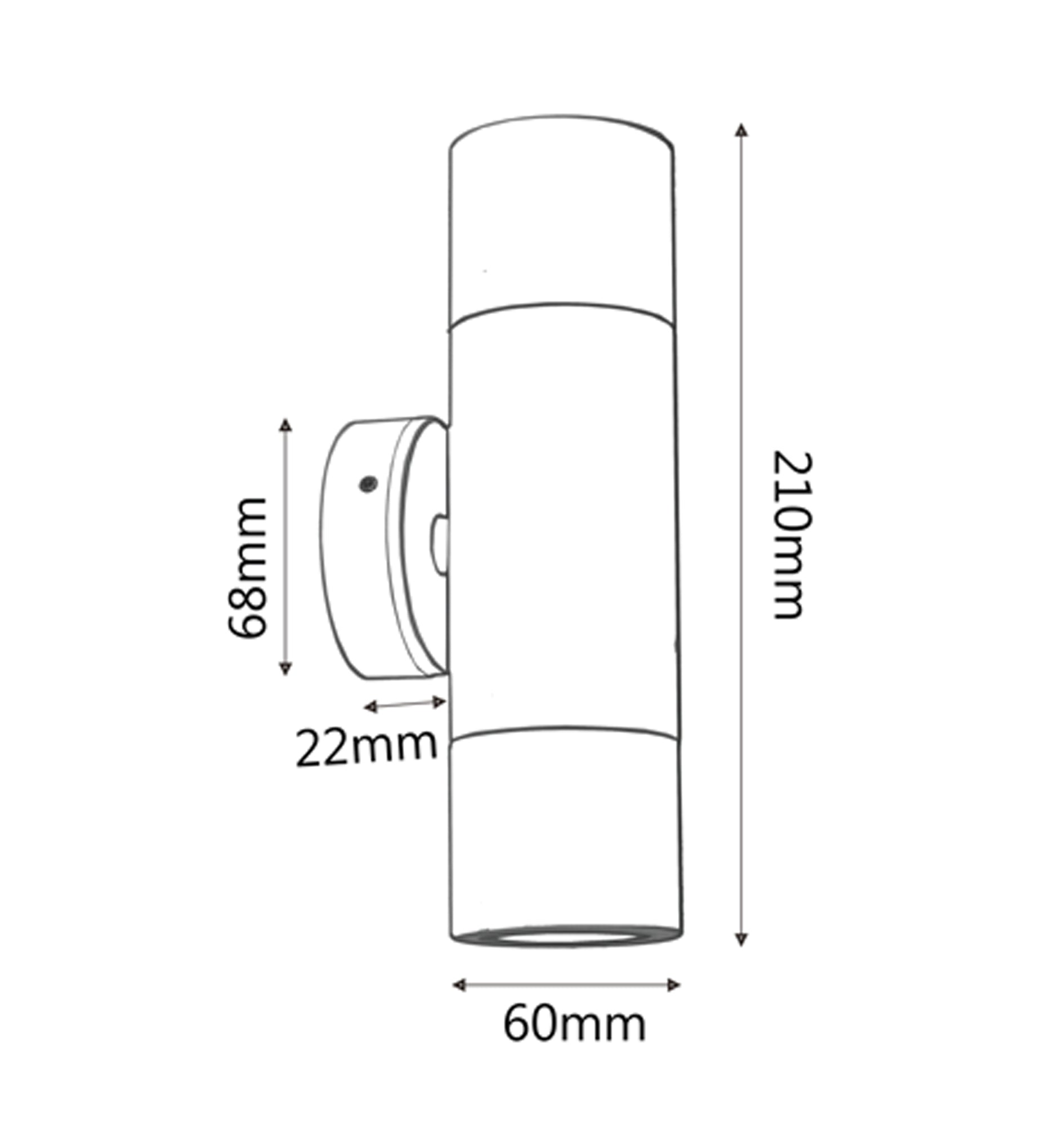 MR16 Exterior Wall Pillar Spot Lights IP65