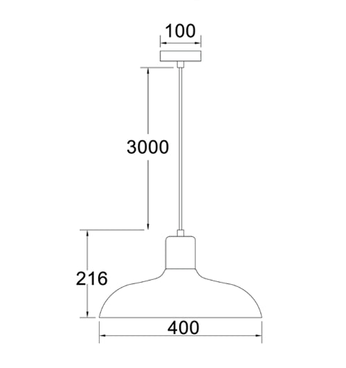 PASTEL: Scandinavian Dome Shape Pendant Lights