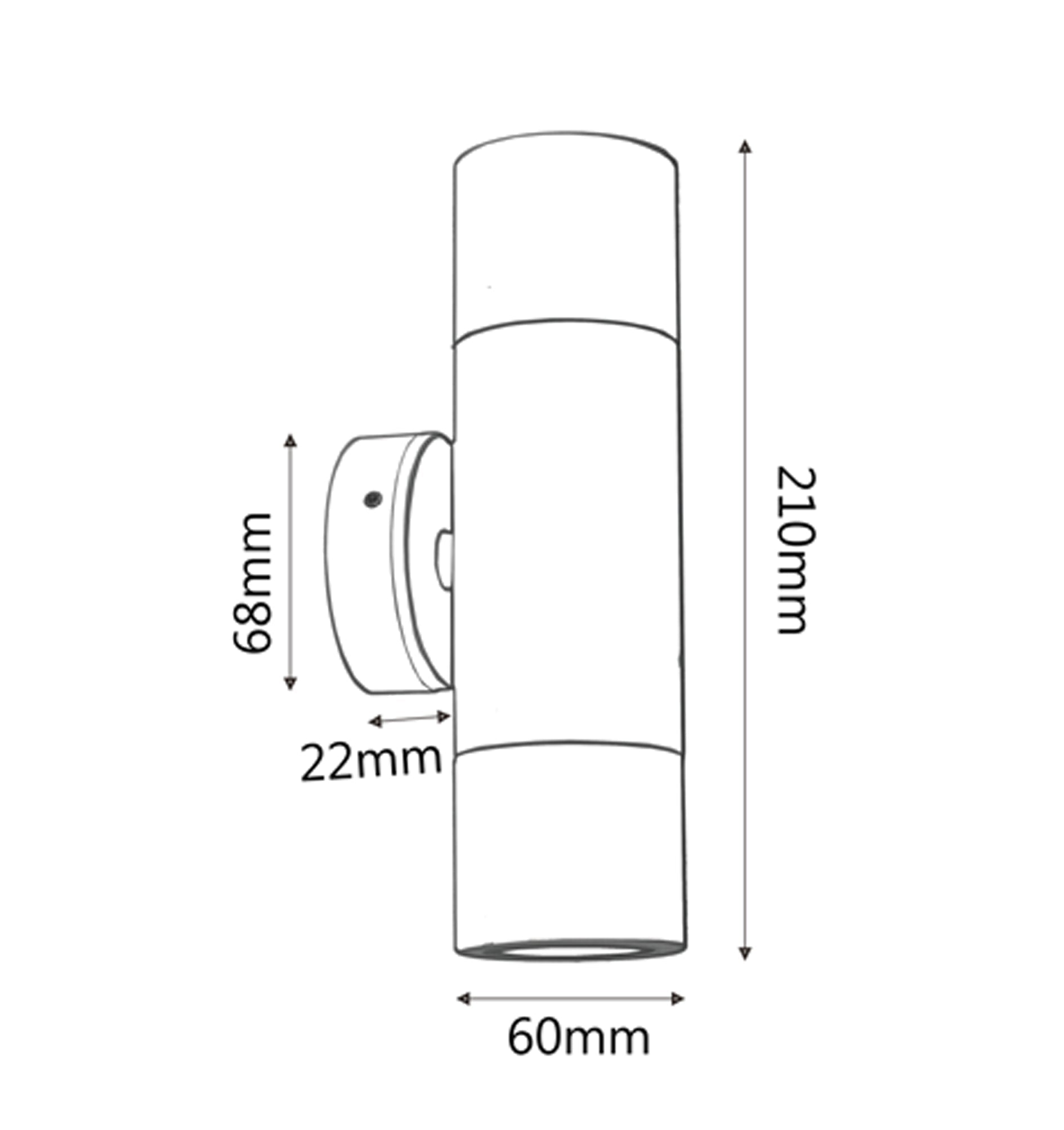 MR16 Exterior Wall Pillar Spot Lights IP65