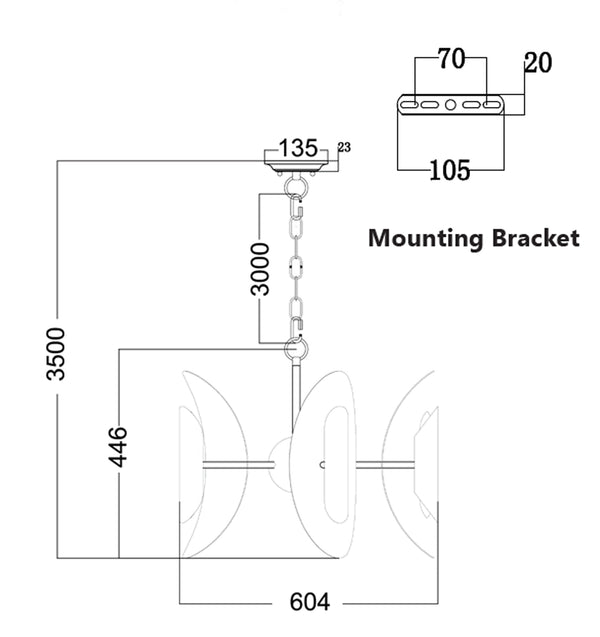 STRATO Interior single pendant light