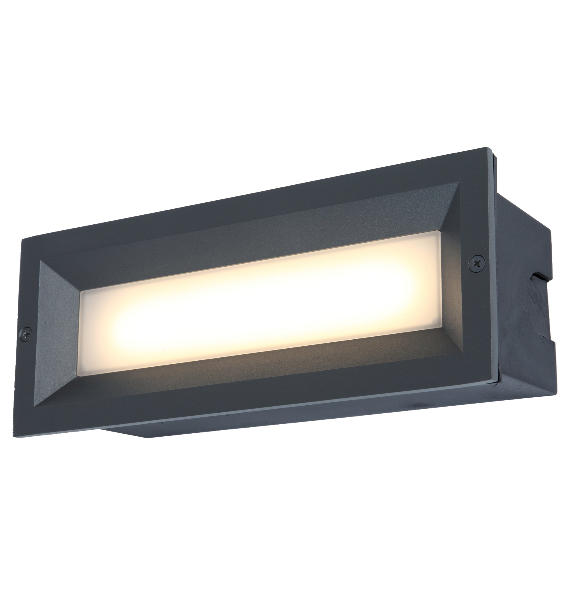 BRICKTRI : Exterior LED Tri-CCT Recessed Rectangular Wall Lights