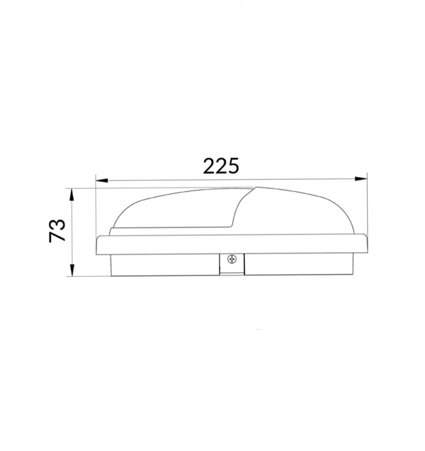 BULK: LED Exterior Eyelid Bulkhead Lights IP65
