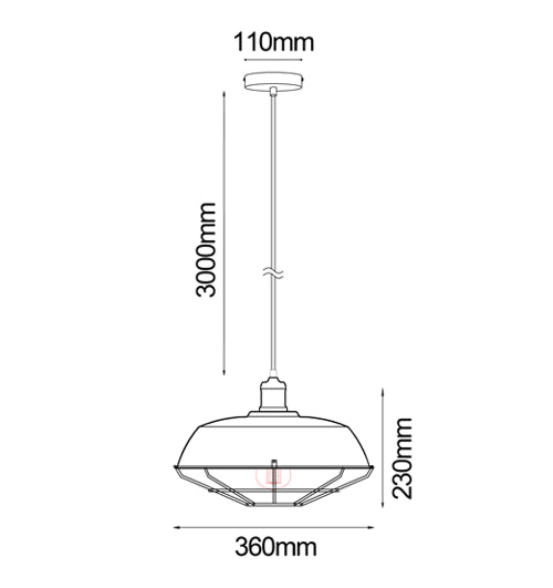 MATRIX Interior Single Pendant Light