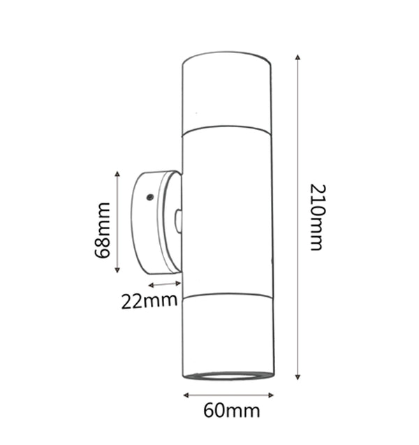 MR16 Exterior Wall Pillar Spot Lights IP65