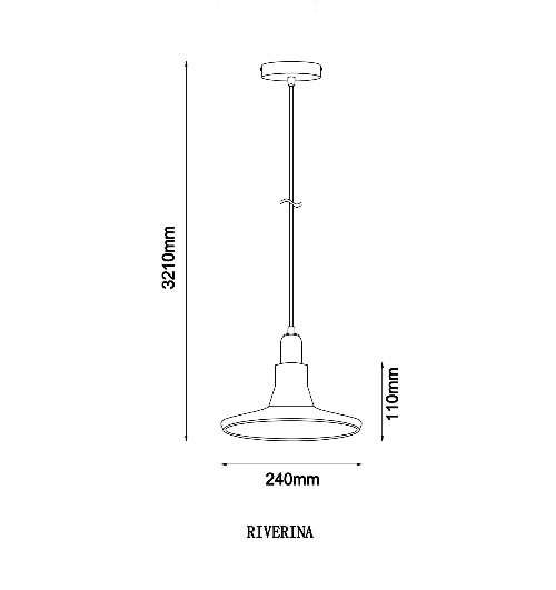 RIVERINA Interior Single Pendant Light