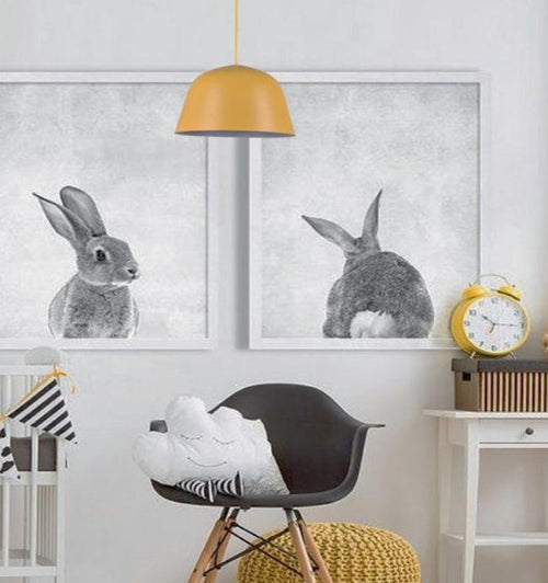 PASTEL: Scandinavian Angled Dome Shape Pendant Lights