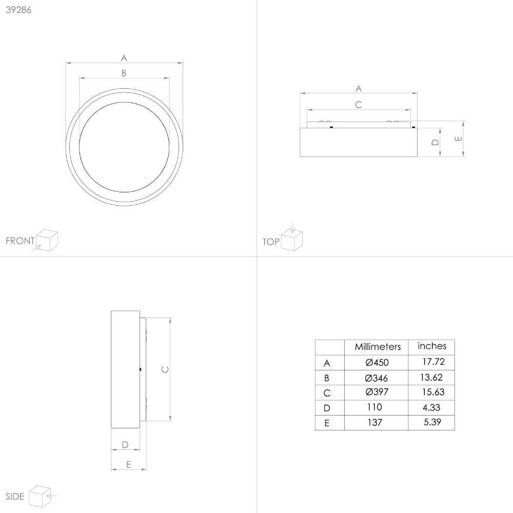 MARGHERA 1 Ceiling Light