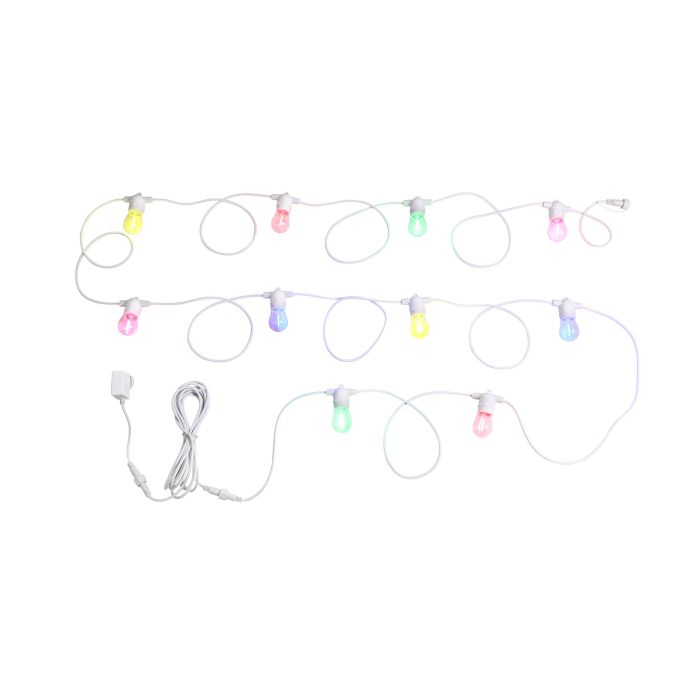 FESTOON 10 Light LED Kit Black & Multi Colour