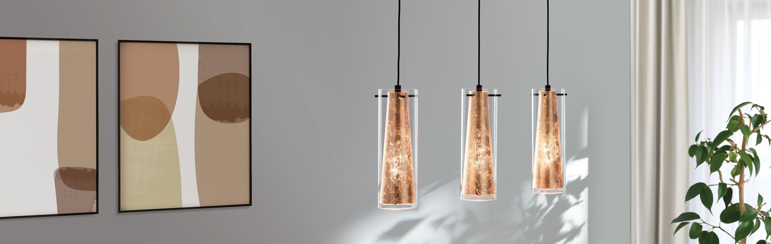 PINTO GOLD pendant light