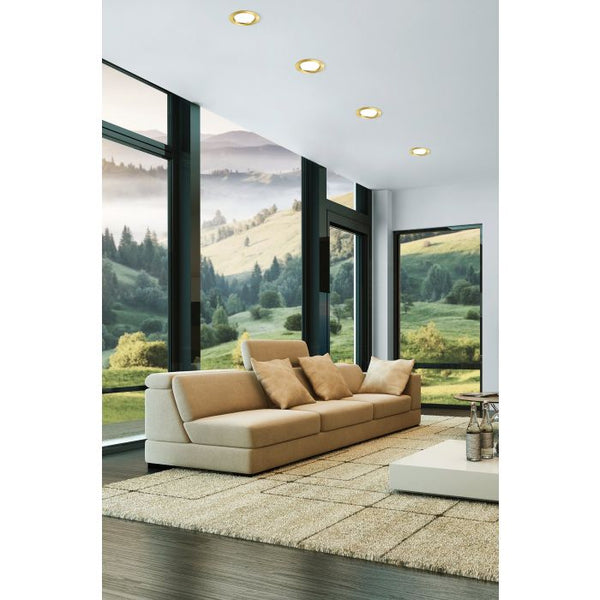 ROYSTAR downlight trim - brass matt recessed