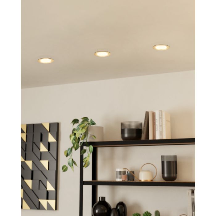 ROYSTAR Downlight Trim - Brass Matt Gimbal 