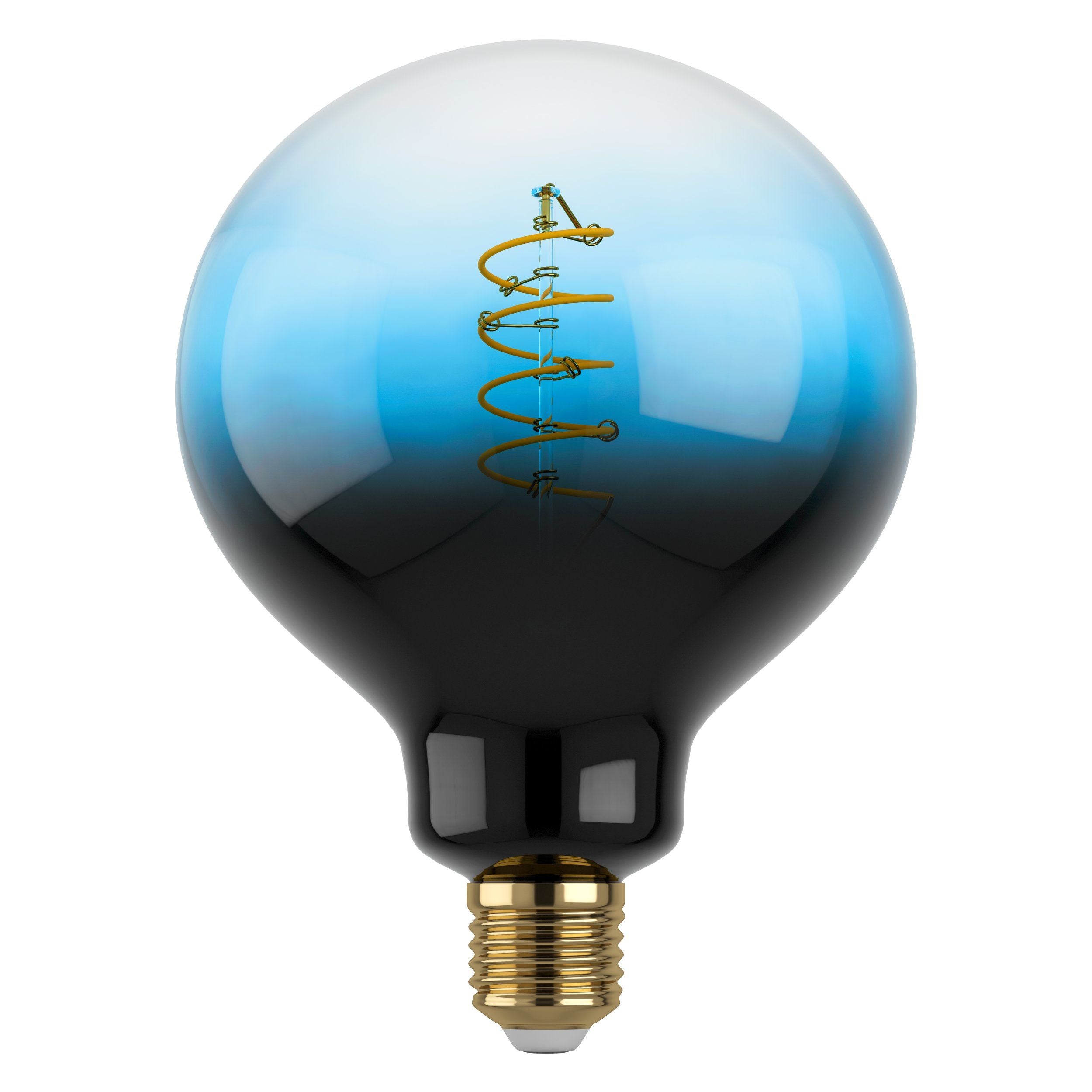 4W E27 LED G125 globe blue