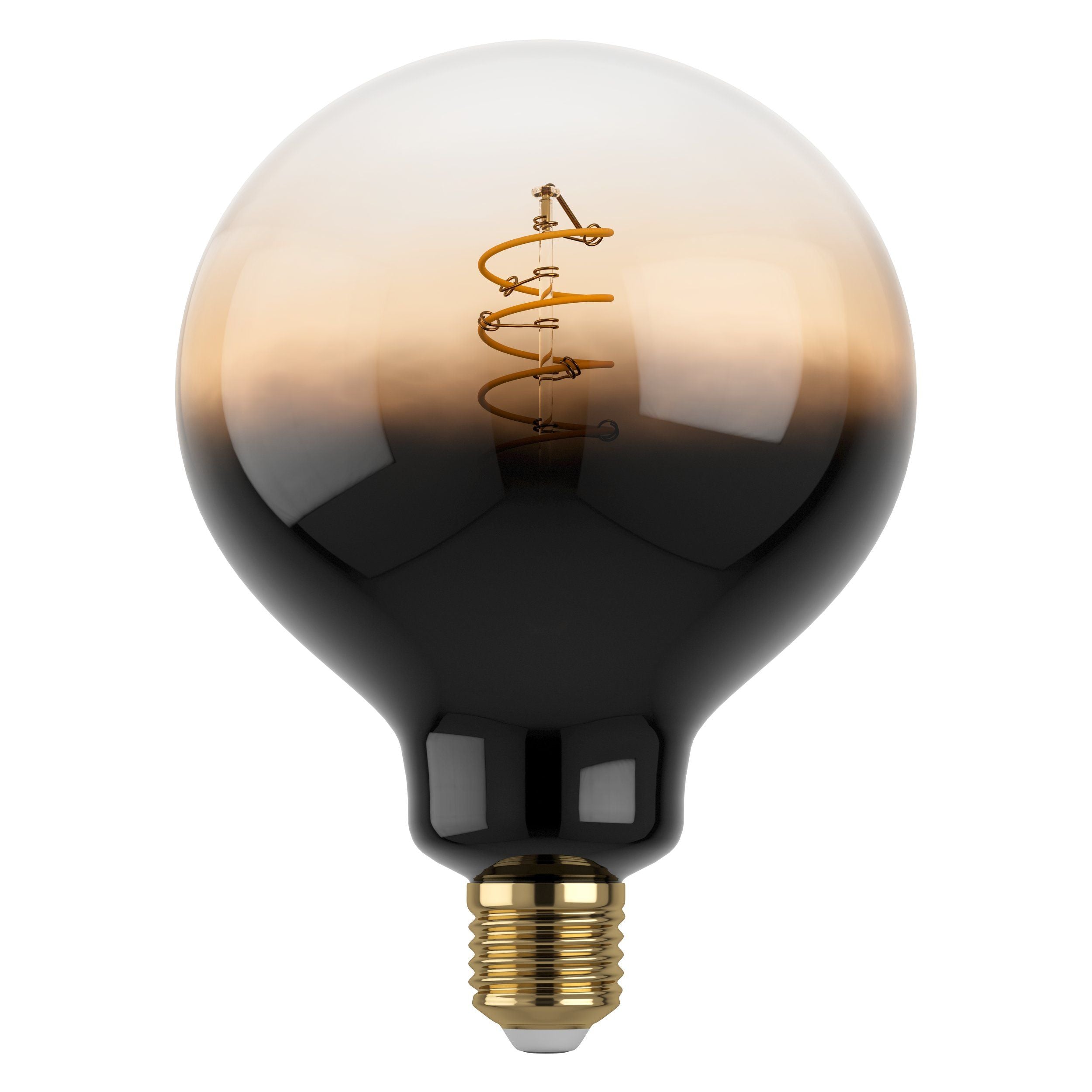 4W E27 LED G125 globe brown