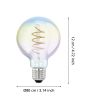 4W E27 LED G80 Globe Rainbow