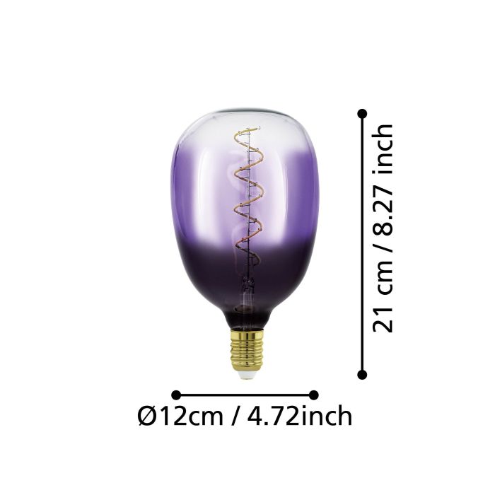 4W E27 LED T120 globe