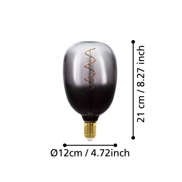 4W E27 LED T120 globe