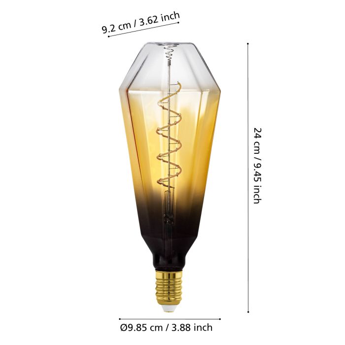 4W E27 LED T90 globe
