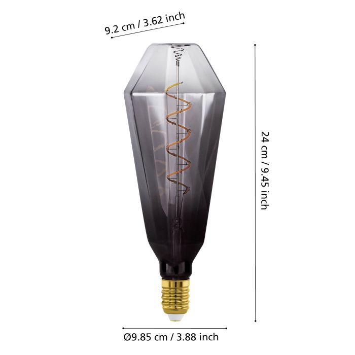 4W E27 LED T90 globe