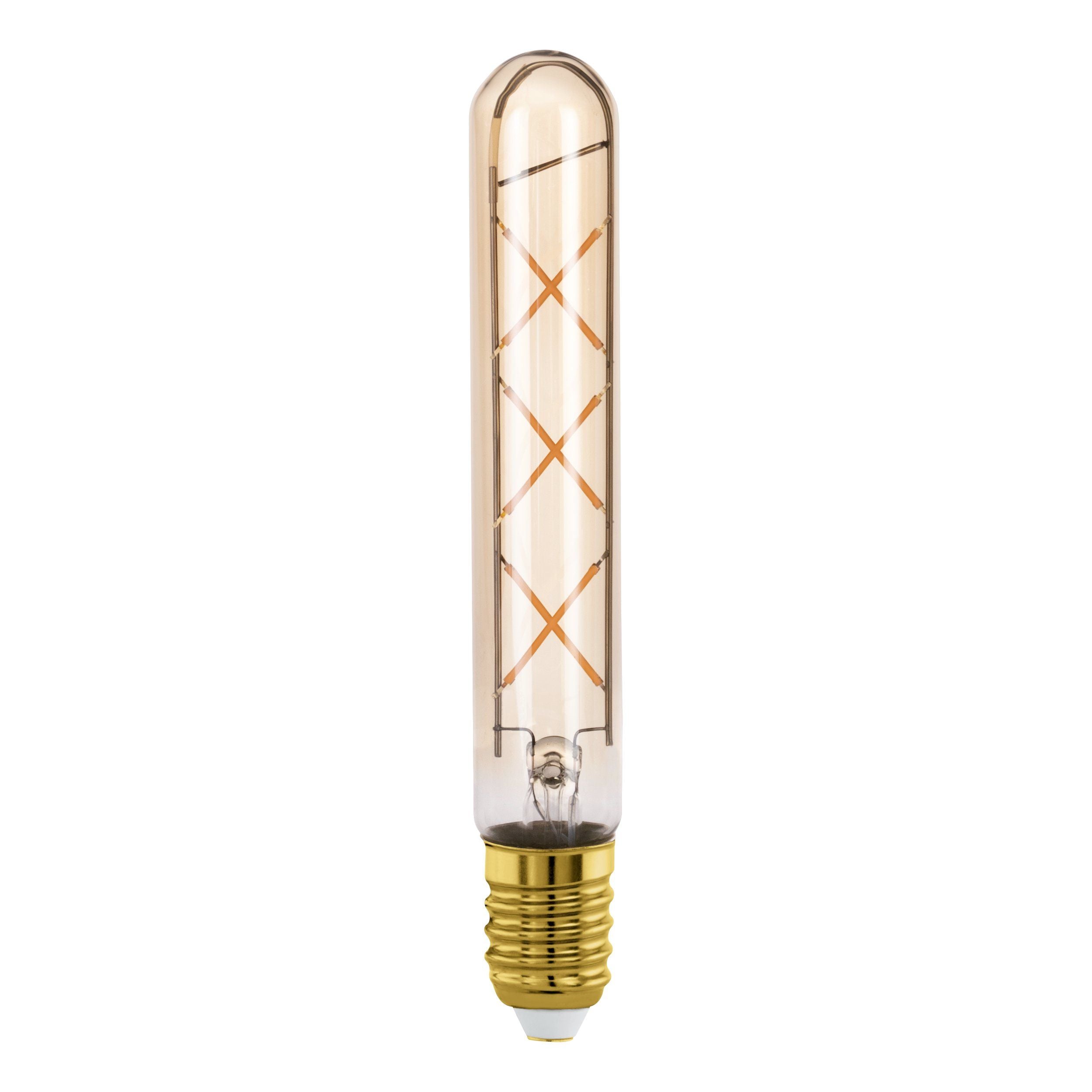 4W E27 LED T30 globe amber