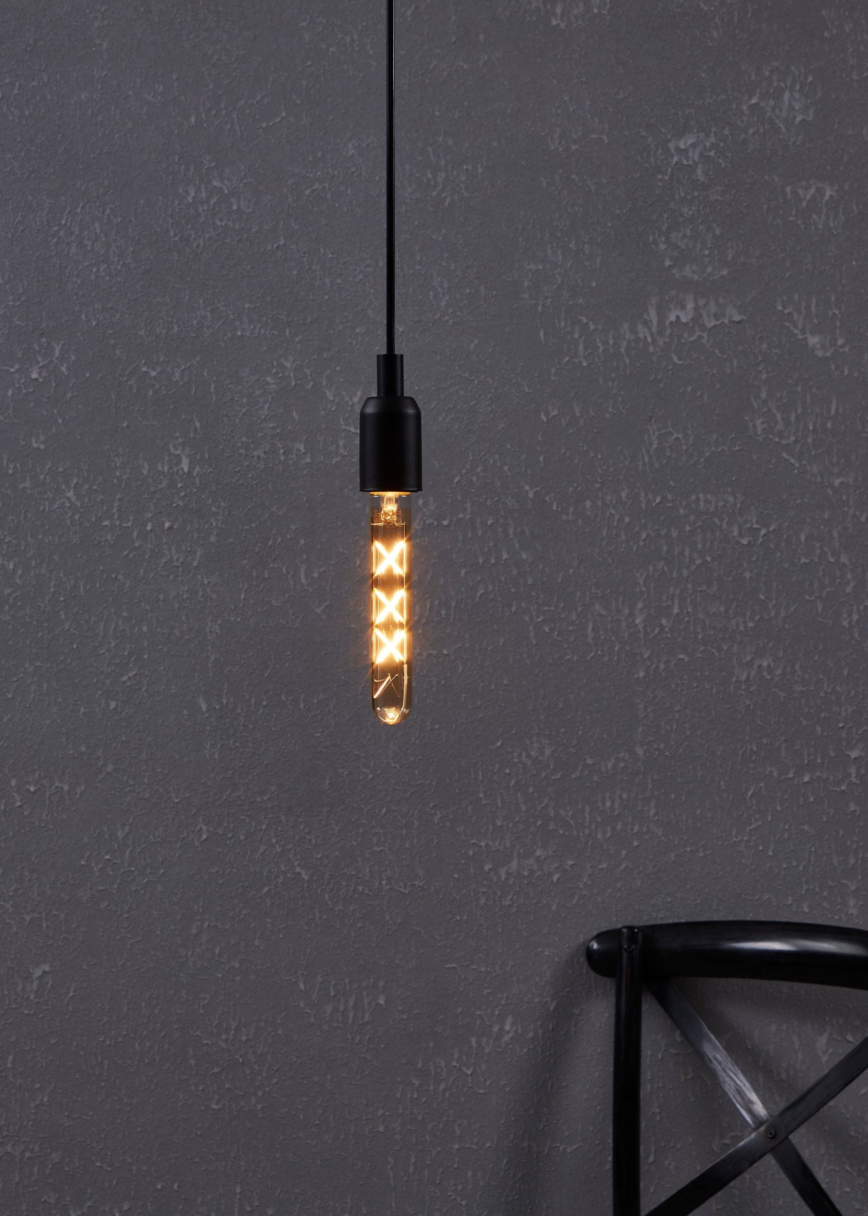 4W E27 LED T30 globe amber