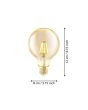 4W E27 LED G80 globe golden age
