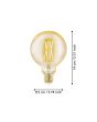4W E27 LED G95 Globe Golden Age