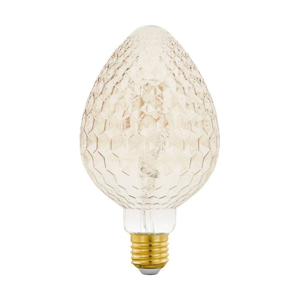  LED 2.5W E27 B95 Amber Pattern Globe 