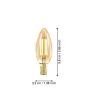 4W E14 LED Candle Golden Age 