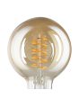 4W E27 LED G95 Globe Amber