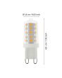3W LED G9 neutral white globe