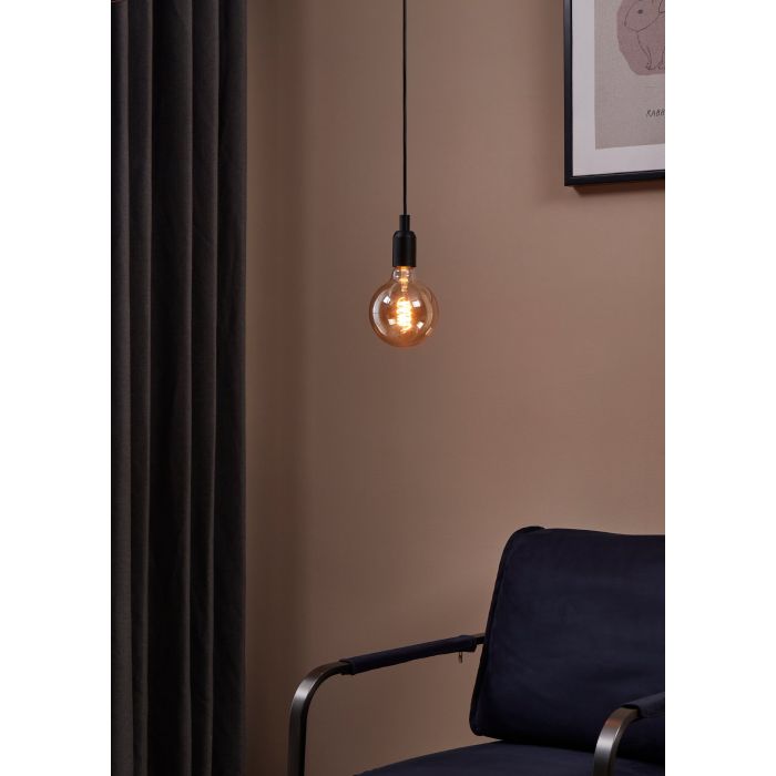 4W E27 LED G125 Globe Amber