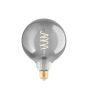 4W E27 LED G125 Globe Black Transparent