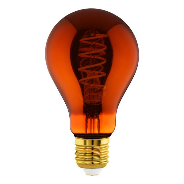 4W E27 LED A75 Globe Copper Transparent