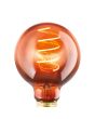 4W E27 LED G80 globe copper transparent