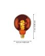 4W E27 LED G125 Globe Copper Transparent