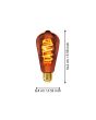 4W E27 LED ST64 Globe Copper Transparent