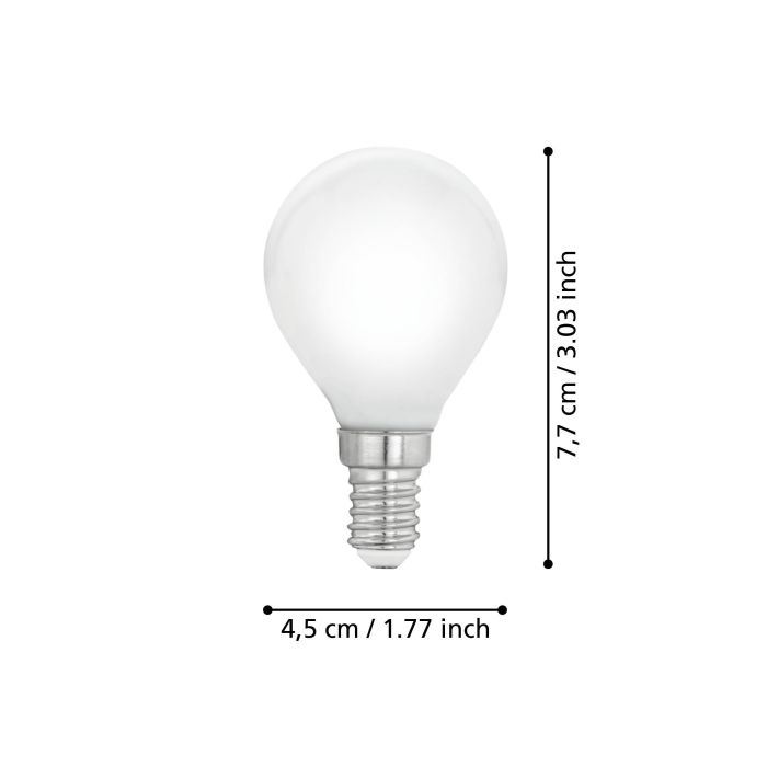 4W E14 LED Warm White Globe