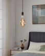 8W E27 LED E140 Globe Amber
