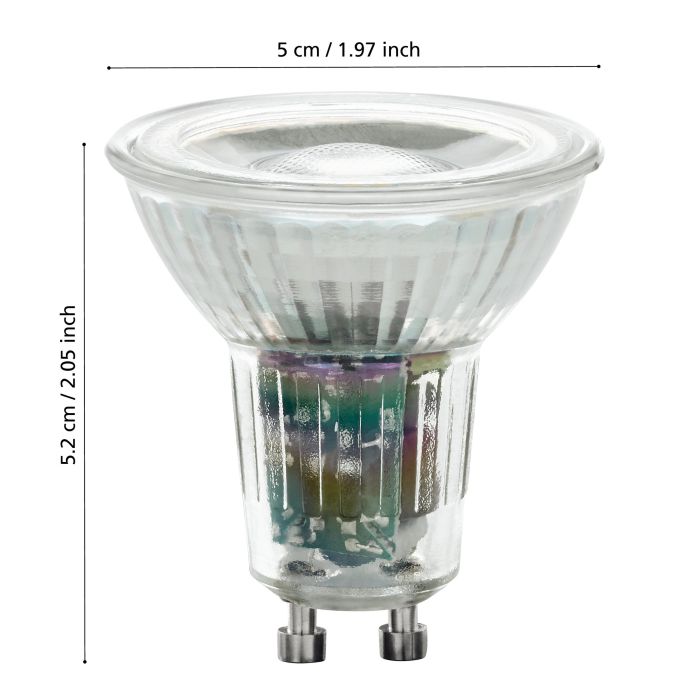 5W LED GU10 Neutral Globe Bulbs