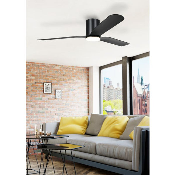 ILUKA 60 DC Hugger Ceiling Fan with LED Light