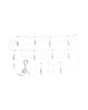 FESTOON 10 light LED kit white & warm white